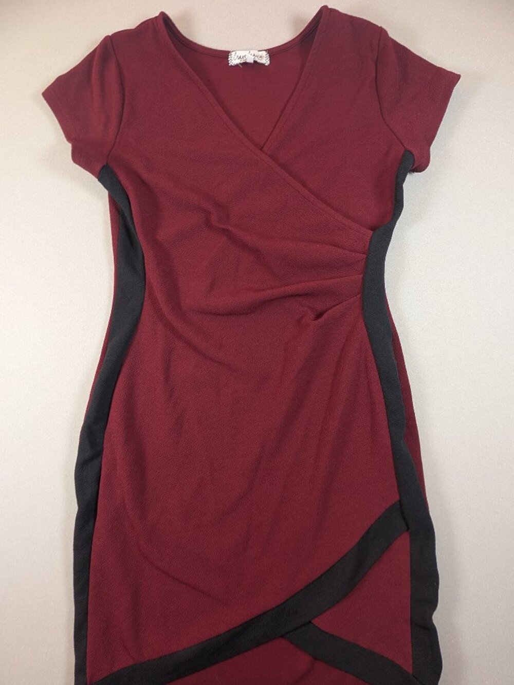 Women's Burgundy Crave Fame Dress Size XL